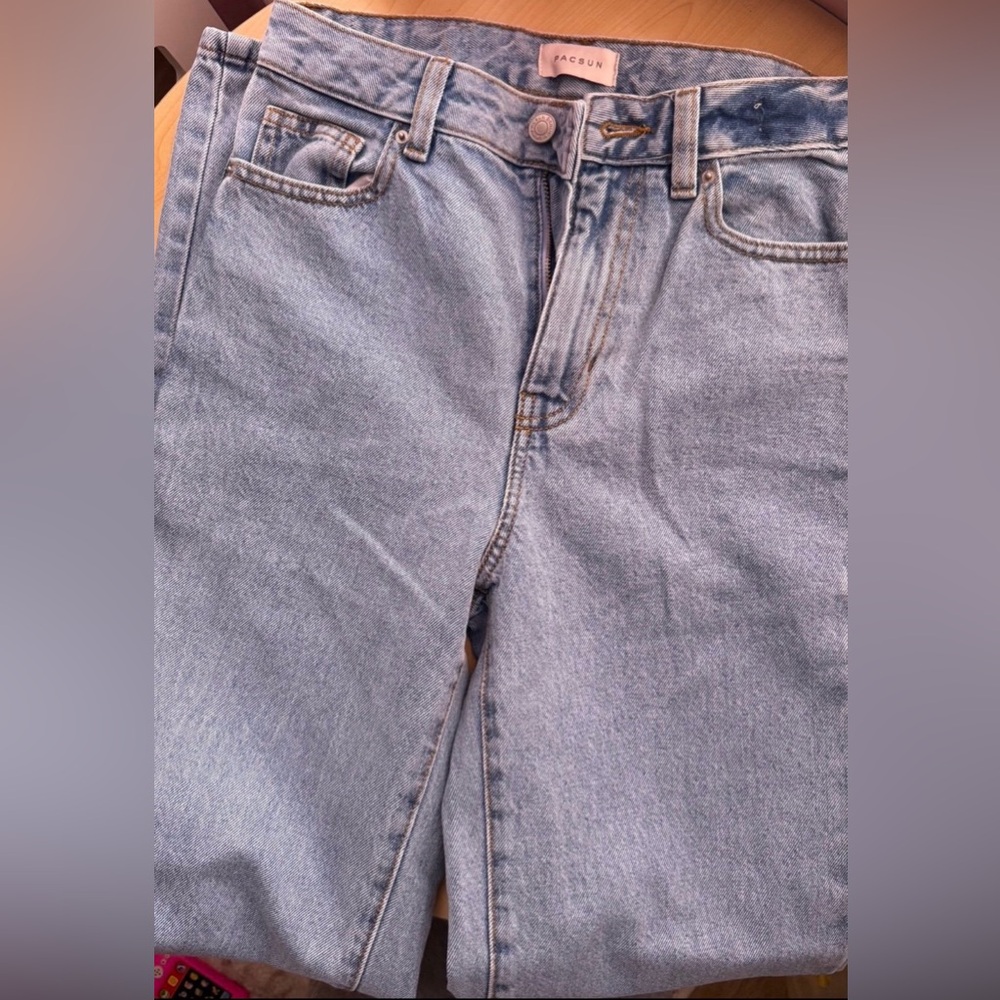 PacSun Women's Boyfriend Jeans - Light Blue